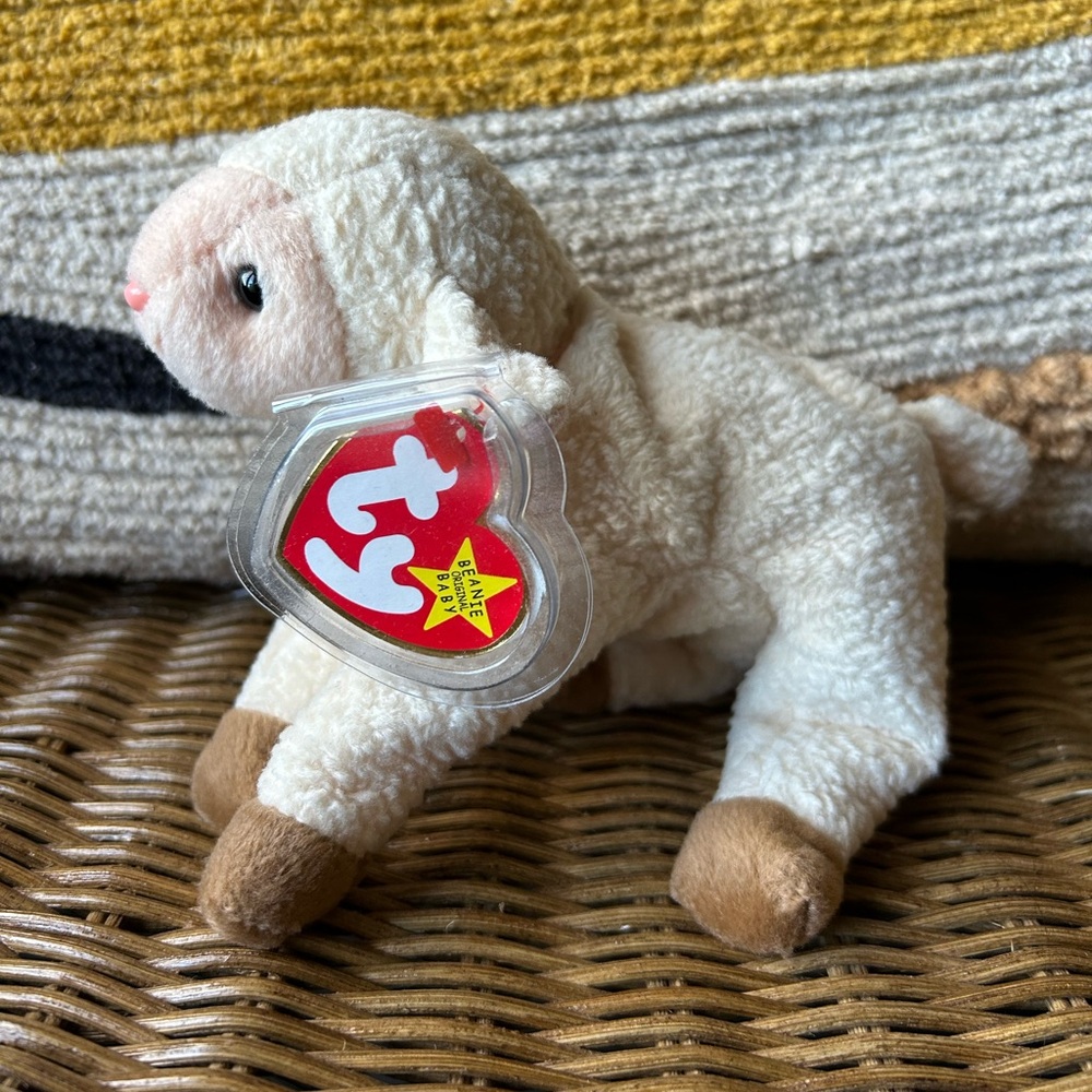 2/$30⚡️- TOY | Ty Original Beanie Baby Ewey the sheep 1998